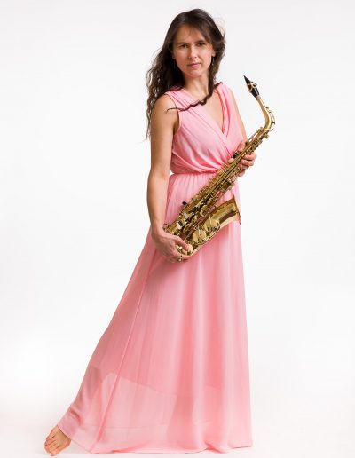 Maja Lisac Barroso Saxophone Pink Dress